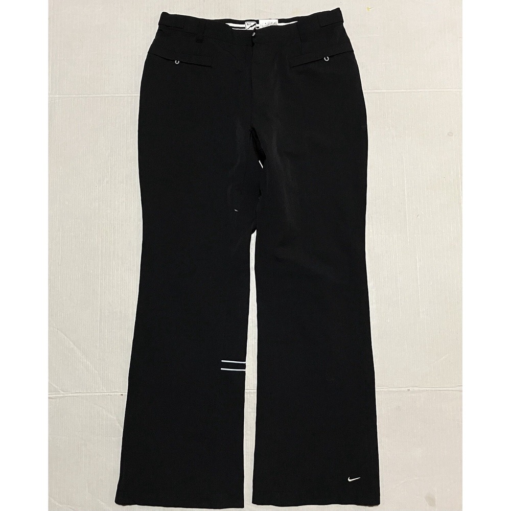 Vintage‎ NIKE 71ST Size Medium Track Pants Silver Tag RARE Bootcut Wide Leg 90's